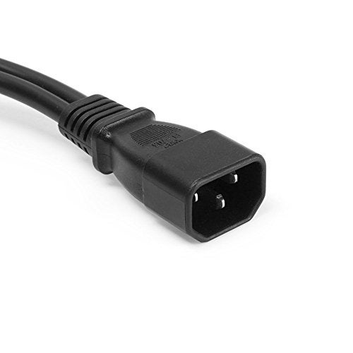 AuKvi 2Pack UPS Server Y Splitter C14 to 2 x C13 Power Adapter Cable Cord - Image 4