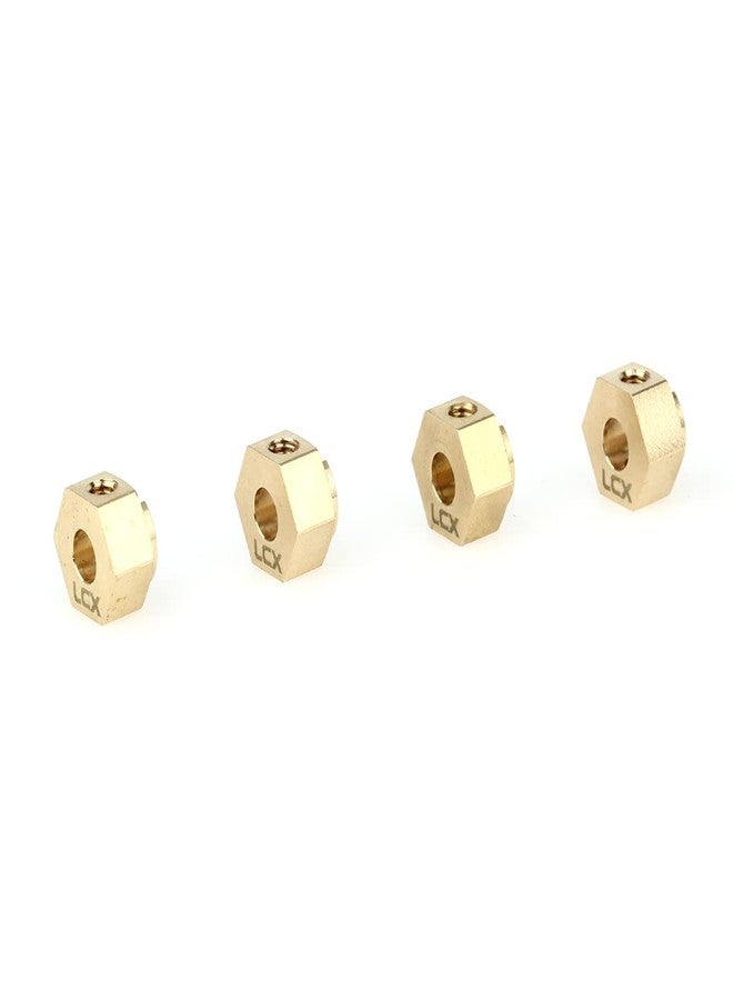 LCX Racing 1/10th RC Crawler Car Brass Hex Wheel Hex Adapter Set 4.7g/PCS for Axial RBX10 RYFT AXP8, Upgrades Parts Accessories - Image 3