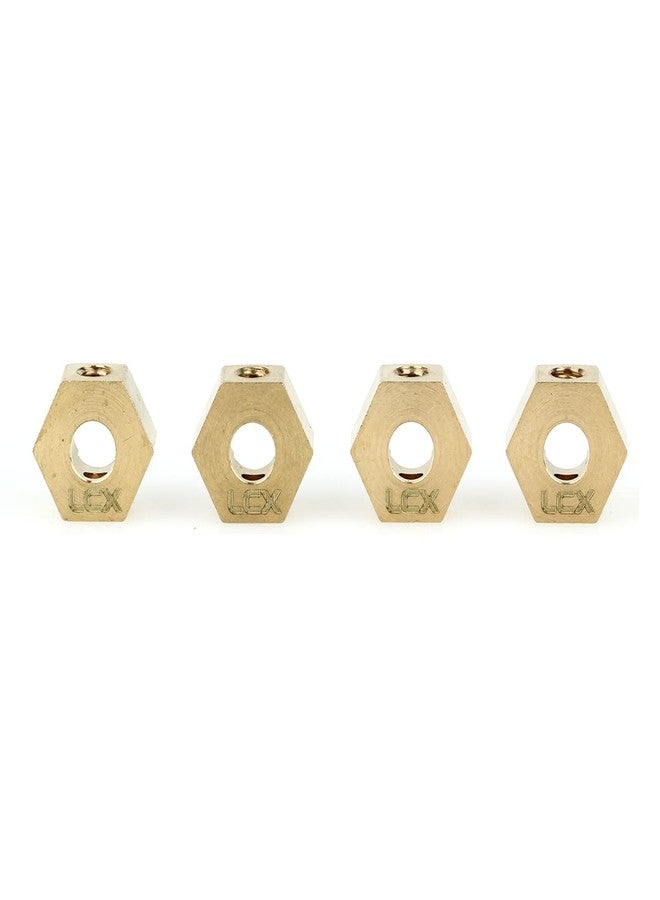 LCX Racing 1/10th RC Crawler Car Brass Hex Wheel Hex Adapter Set 4.7g/PCS for Axial RBX10 RYFT AXP8, Upgrades Parts Accessories - Image 5