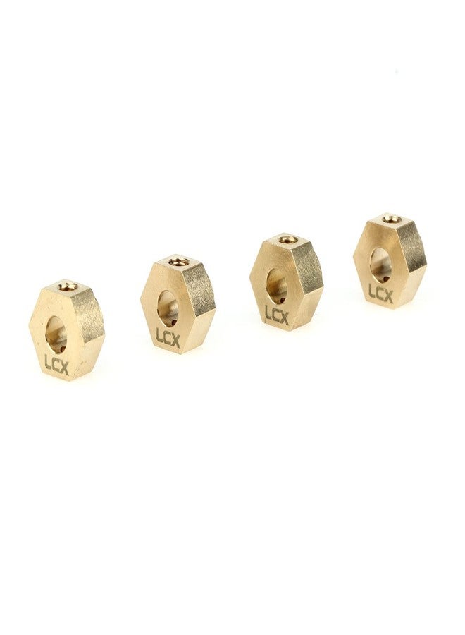 LCX Racing 1/10th RC Crawler Car Brass Hex Wheel Hex Adapter Set 4.7g/PCS for Axial RBX10 RYFT AXP8, Upgrades Parts Accessories - Image 4