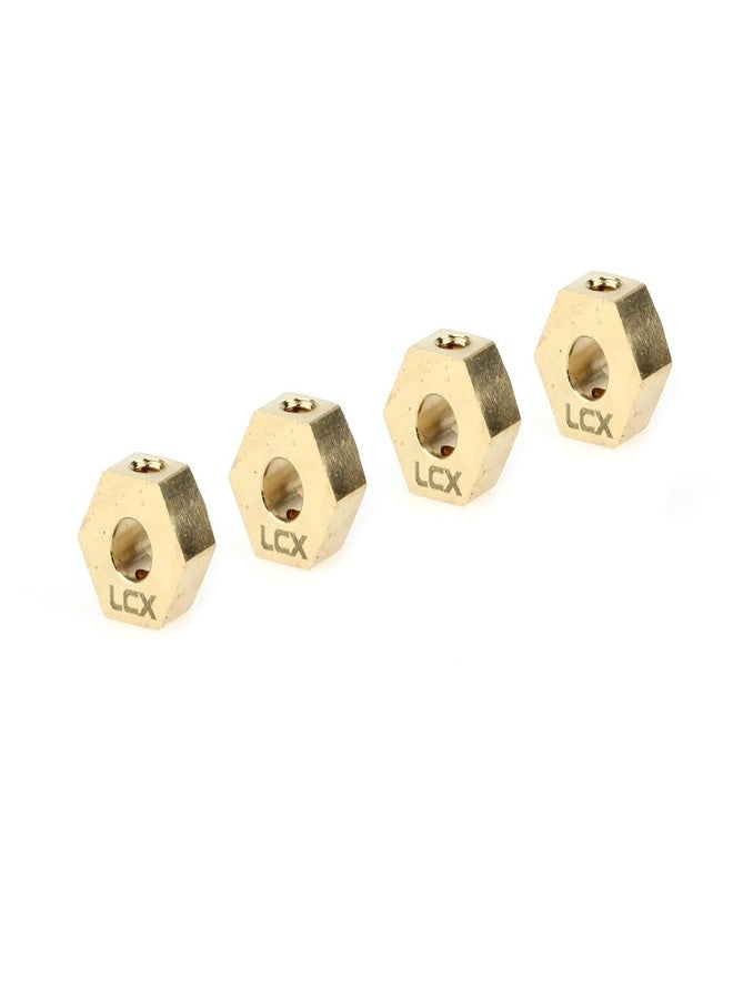 LCX Racing 1/10th RC Crawler Car Brass Hex Wheel Hex Adapter Set 4.7g/PCS for Axial RBX10 RYFT AXP8, Upgrades Parts Accessories - Image 2