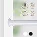 ALLZONE Tension Shower Window Curtain Rod,42-81 Inches, Never Collapse,No Drilling, NEVERRUST - Image 2