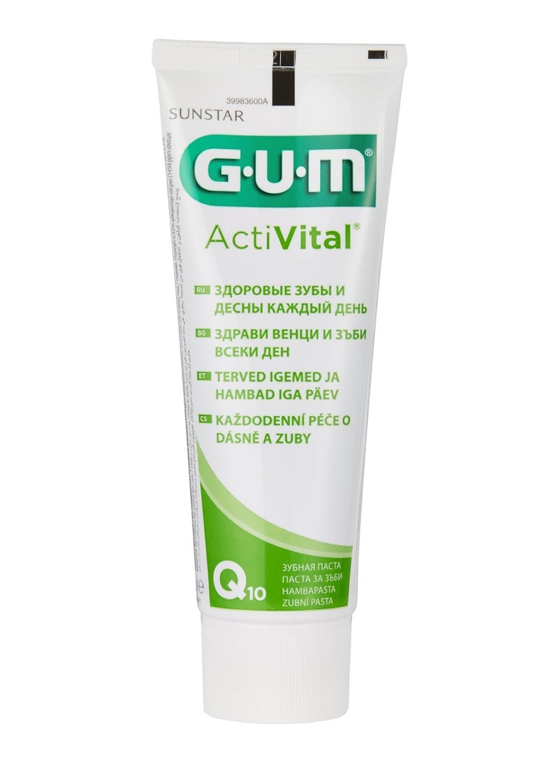 Gum معجون أسنان غوم أكتيفيتال فلورايد يومي - نكهة نعناع طازج - 75 مل - Image 2