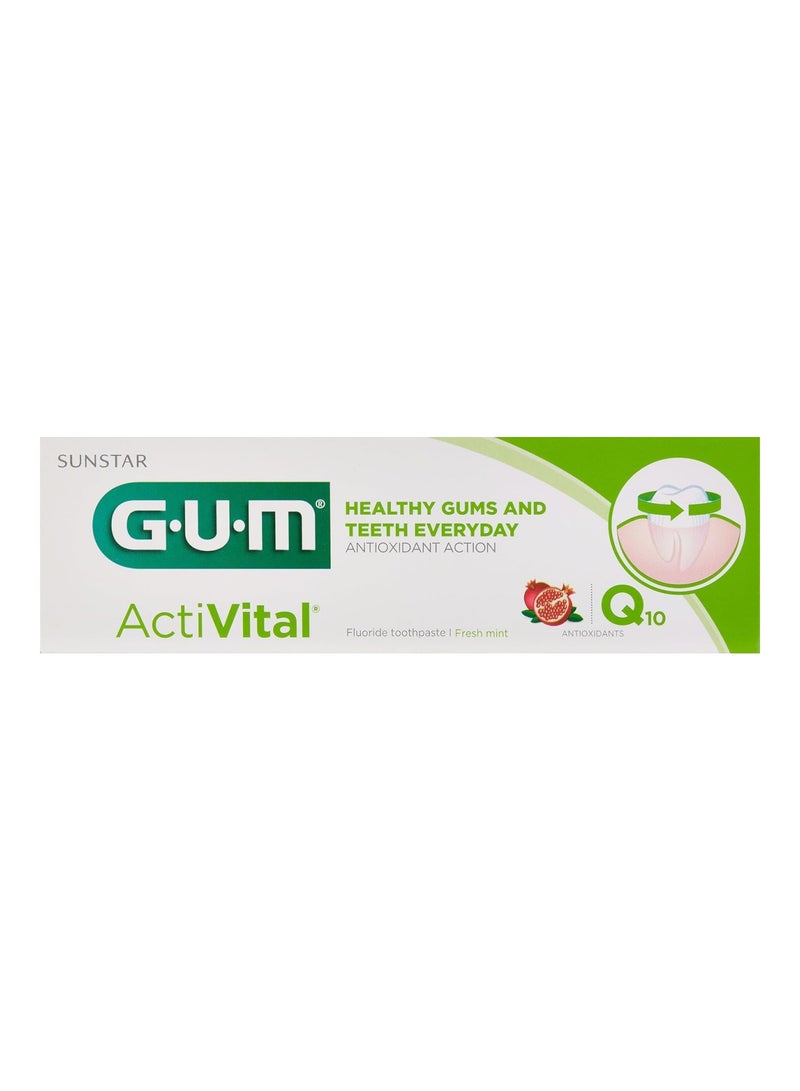 Gum معجون أسنان غوم أكتيفيتال فلورايد يومي - نكهة نعناع طازج - 75 مل - Image 3