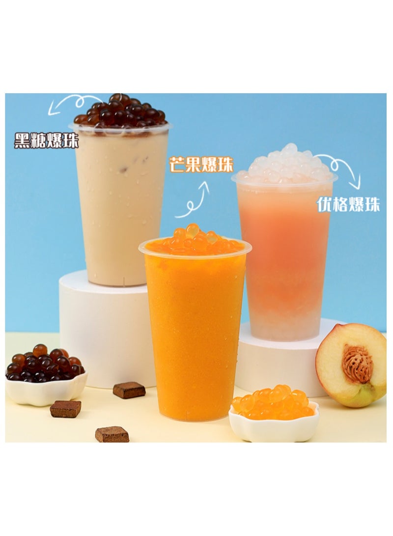 Popping Boba, Blueberry flavor, 1.25kg, drinks and desserts, milk boba tea shop special raw materials - Image 3