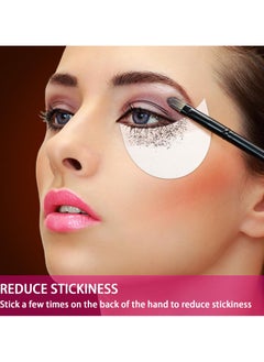 BONITO 100-Pieces Under Eye Pads for Eye Makeup, Paste Drawing and Defining the Eyes, Professional Lint Free Under Eye Eyeshadow Gel Pad Patches for Eyelash Extensions  - Image 5