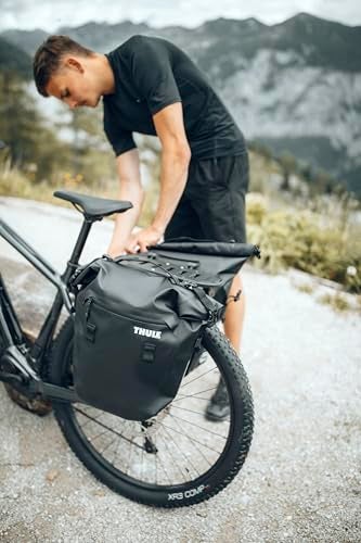 Thule Shield Pannier 22L New Waterproof Padded 16 Laptop 11 Tablet Sleeves Shoulder Strap WaterResistant Exterior Pocket Helmet Loops Reflective Details Light attachement - Image 3