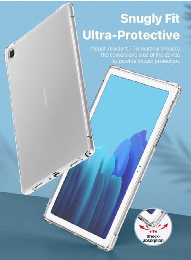 CATANES Samsung Galaxy Tab A7 10.4 inch (2020) Clear Soft TPU Back Case Shockproof Reinforced Corners Transparent Cover Compatible with Models SM-T500 / SM-T505 - Image 3