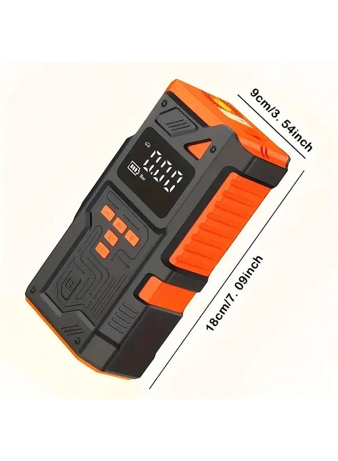 Multifunctional Host And Accessory Set 10 In 1 Portable Air Compressor Tire Pump - Image 4