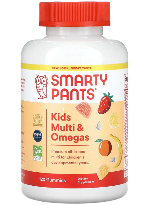 SmartyPants All in One Childrens Multivitamin Chewable 120 Gummies