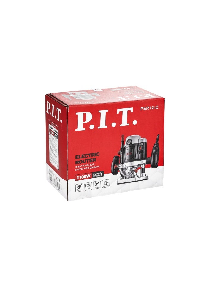 Generic .P.I.T. Electric Router - Max.Collet Capacity (12)mm (2100)w  - Image 2