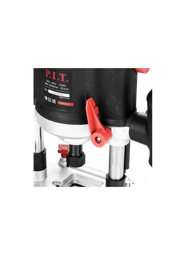 Generic .P.I.T. Electric Router - Max.Collet Capacity (12)mm (2100)w  - Image 5