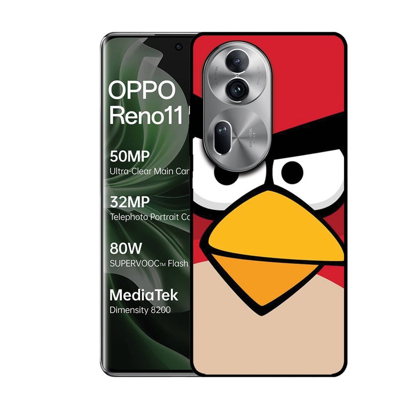 EYE CATCH Printed Protective Case Cover For Oppo Reno 11 Pro -  Angry Bird - Image 1