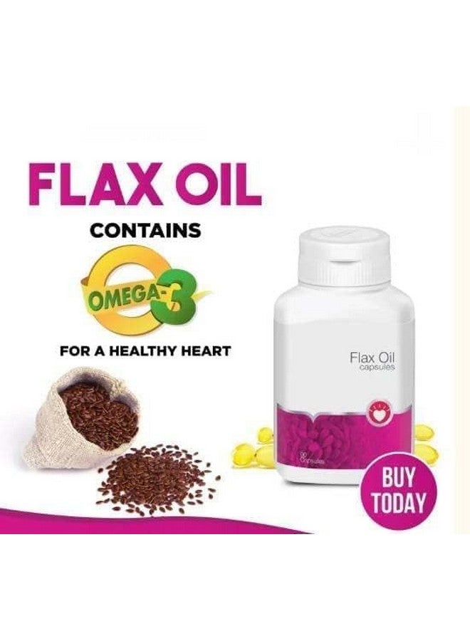 Flax Oil Capsule Golden Flaxseed Oil Capsules - Nutritional Powerhouse for Vitality and Well-being 90 Capsules - Image 4