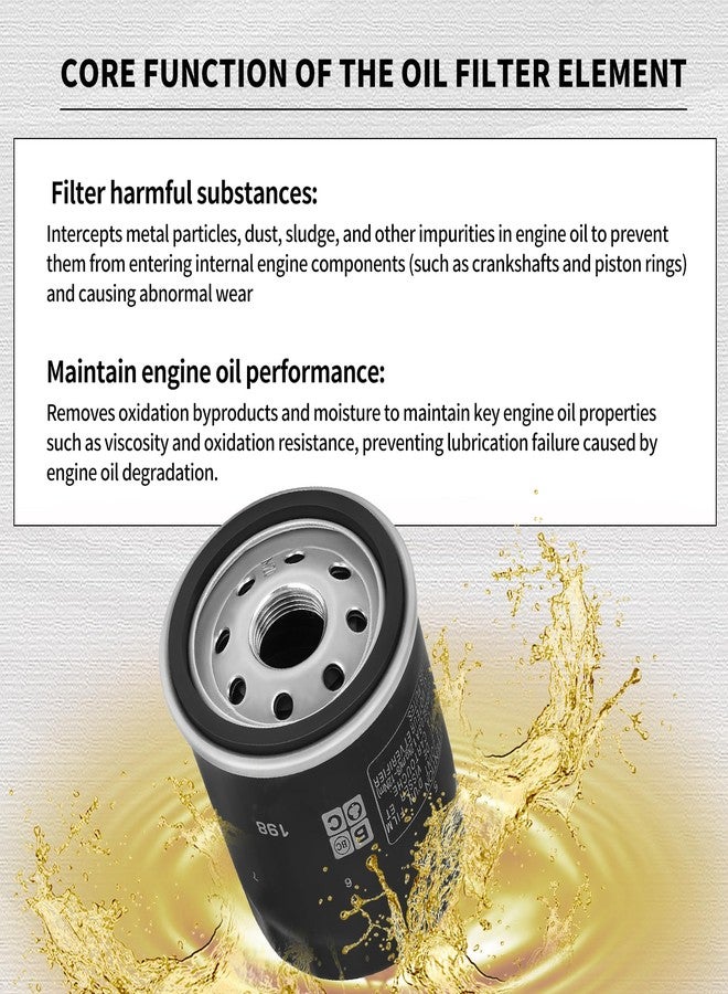 AHL Oil Filter 2540122 2540086 Compatible with Polaris Ranger 570 700 800 900 1000 Ranger XP 700 800 900 1000 RZR 4 800 900 1000 Sportsman 800 700 600 General 1000 ACE 570 900,Replace 2540006,2pcs - Image 4