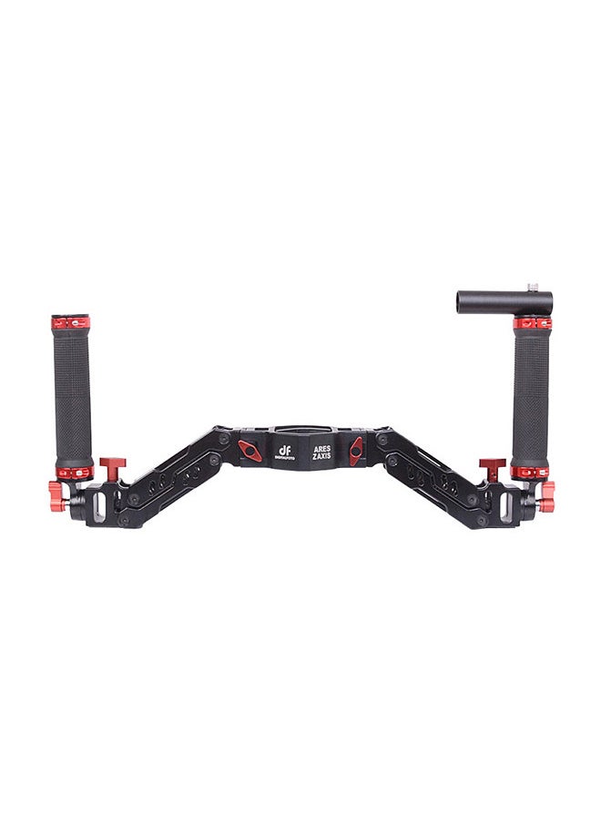 ARES Z Axis Gimbal Spring Dual Handle Flexiable Damping Detachable Dual Grip Gimbal Handle for Zhiyun Crane 2 DJI Ronin S FeiyuTech AK2000/4000 Moza Air Cross 3 Axis Gimbal Accessory