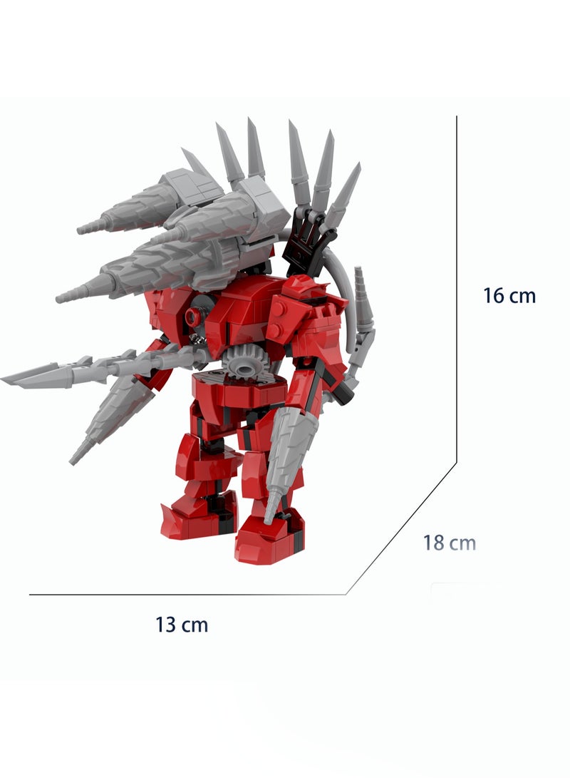 9 Skibid toilet series building blocks toys upgraded super titan battle axe guitar speaker ace building blocks cake decoration, suitable for adults and children - Image 5