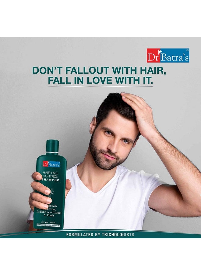 Dr Batra's Anti Dandruff Hair Serum and Hair Fall Control Shampoo - 500 Ml, 371 g - Image 3
