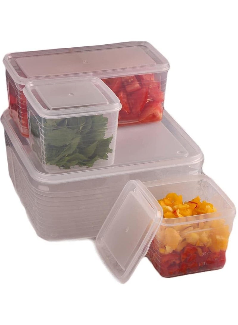 Refrigerator Box Set with Lid - Food Containers - Storage And Organization - Image 1