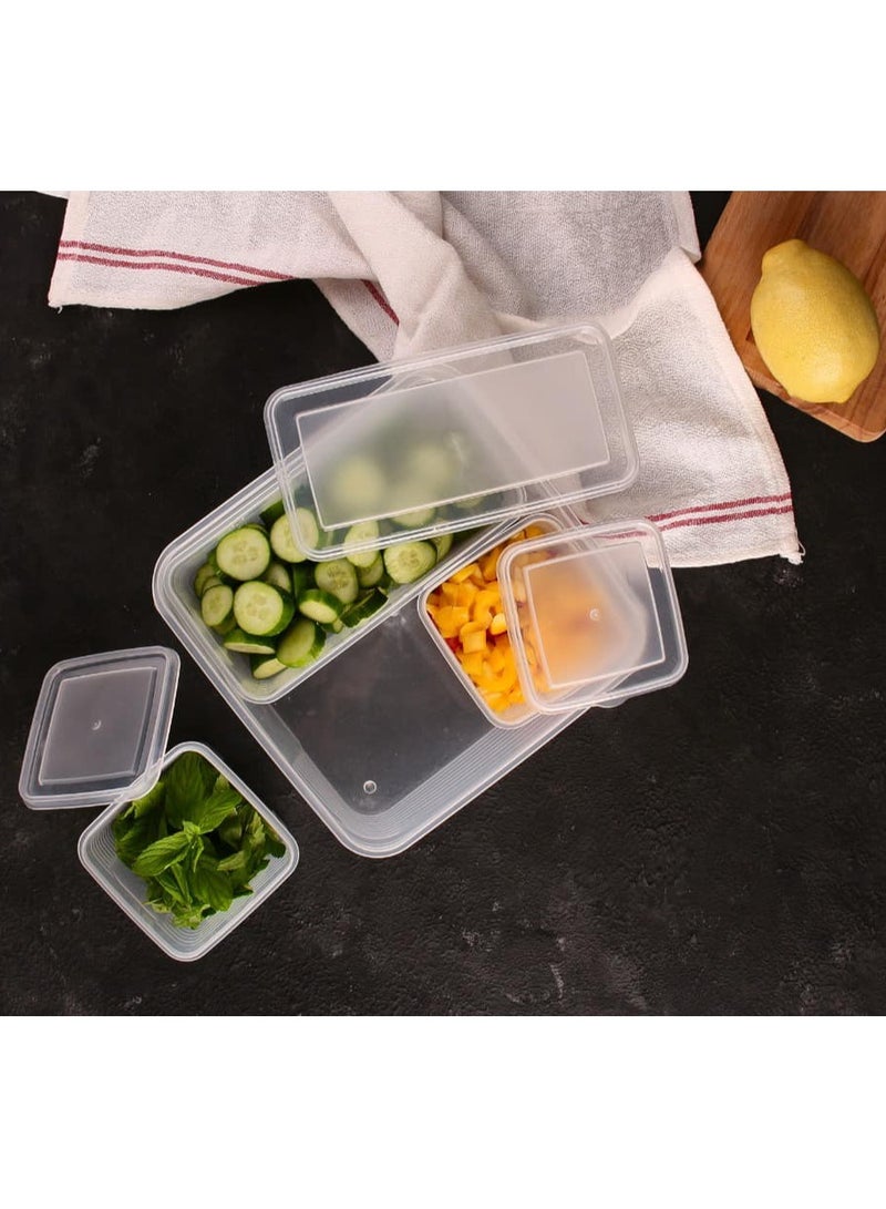 Refrigerator Box Set with Lid - Food Containers - Storage And Organization - Image 5