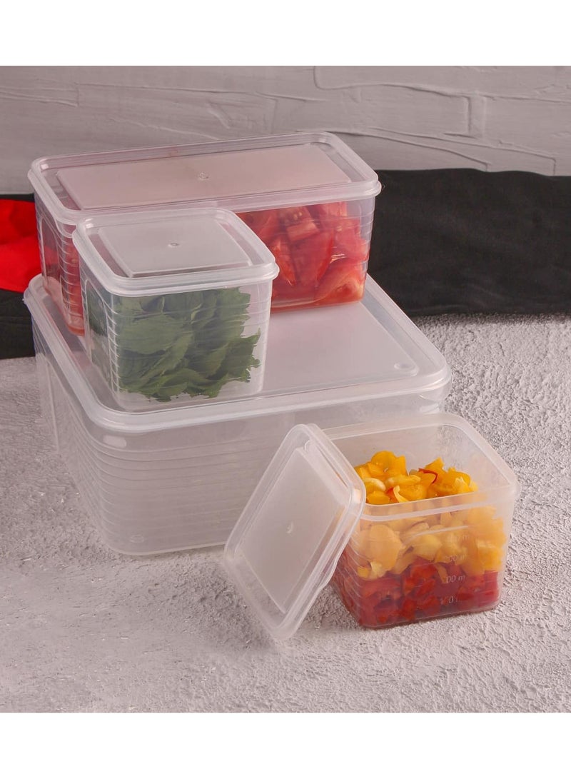 Refrigerator Box Set with Lid - Food Containers - Storage And Organization - Image 2