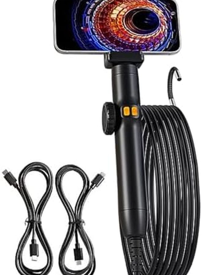 1M 8mm Industrial Endoscope Inspection Camera With Flexible 360 Degree Articulating Borescope - Image 2