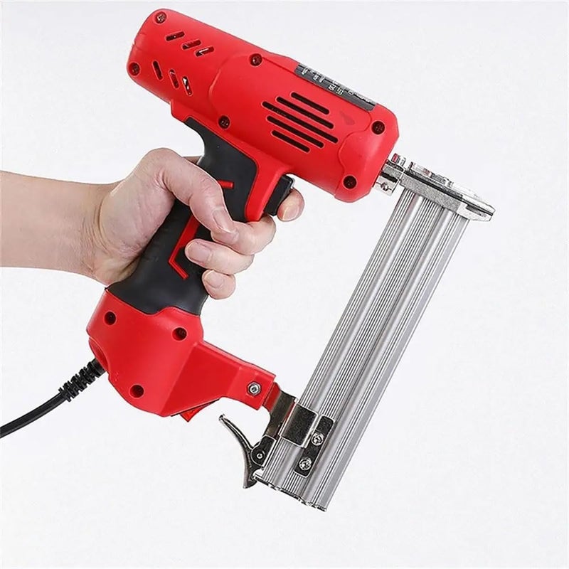 Electric Nail Gun, Framing Nailer, Wood Frame Stapler Diy Furniture Construction Nail Electric Tool Nails Carpentry Woodworking Tools 2600W 220V 100 Nails Portable (F30) - Image 2