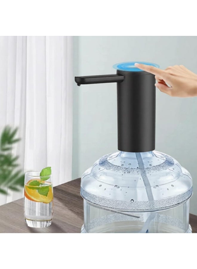 MOMENT 5 Gallon Water Dispenser Pump, Portable Automatic Electric Drinking Water Bottle Pump USB Rechargeable for Universal 2-5 Gallon Jugs, for Office, Home Kitchen, Camping (Black) - Image 4