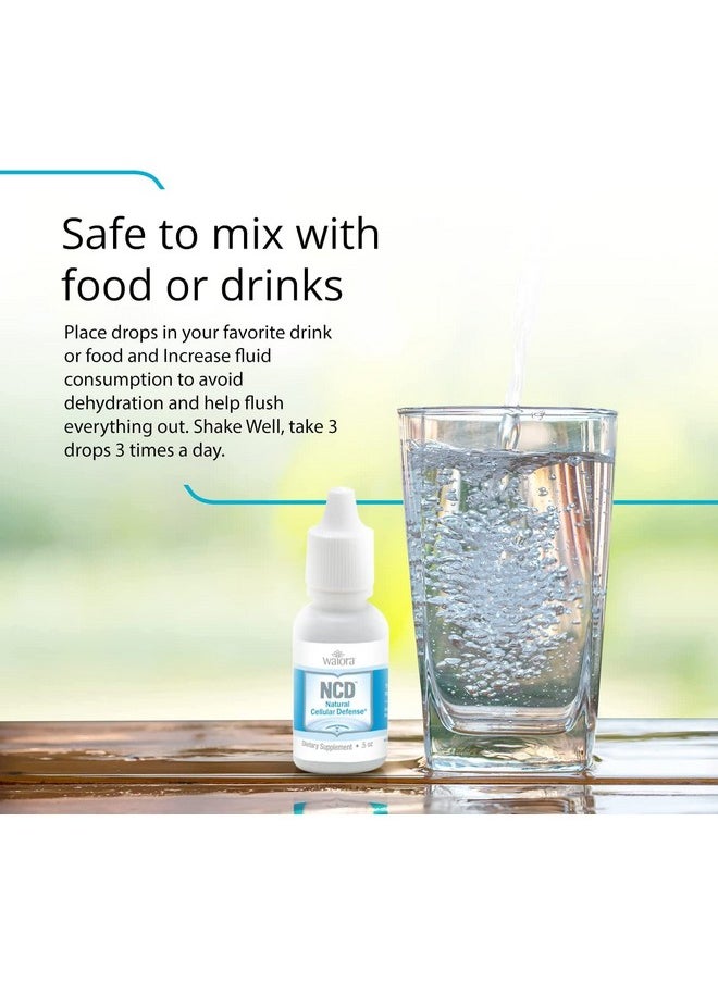 Waiora - Ncd Activated Liquid Zeolite Drops Zeolite Liquid Dropsmixed In Fooddrinks Natural Body Cleanse & Promotes Immune Support All Natural Ph Balance Zeolite Liquid Drops1 Bottle0.5 Oz - Image 1