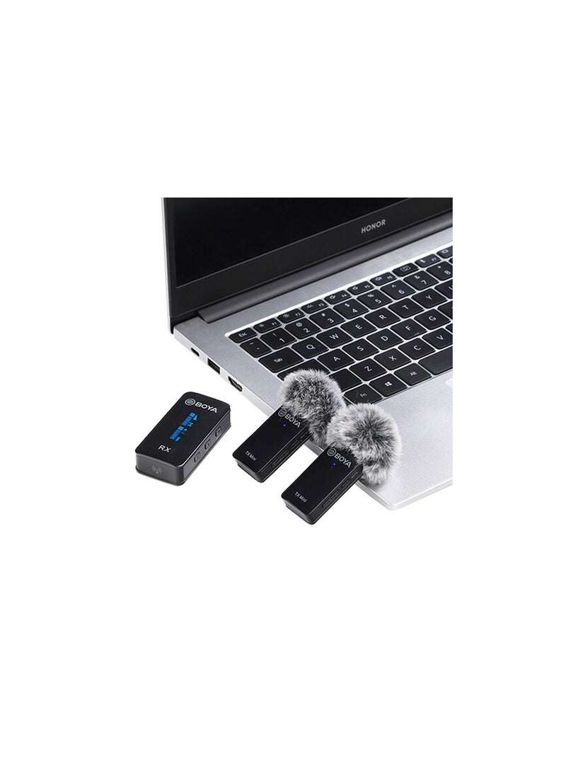 BOYA BOYA BY-XM6-S2 Mini Ultracompact 2-Person Wireless Microphone System for Cameras and Smartphones  - Image 3
