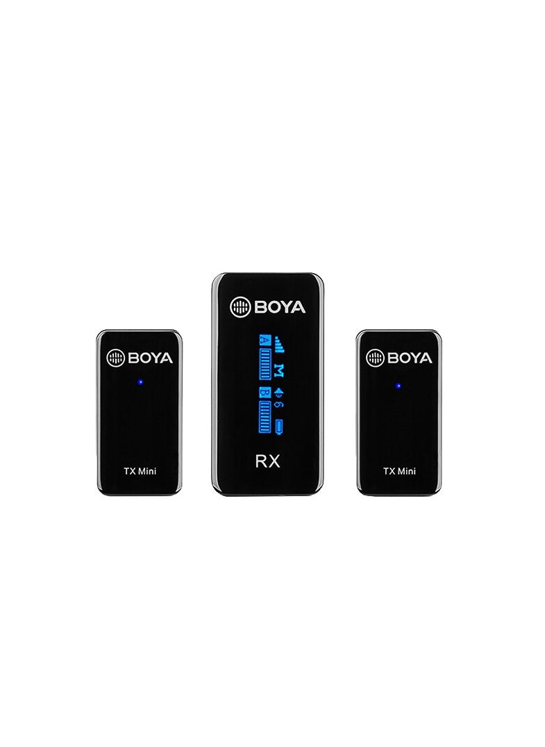 BOYA BOYA BY-XM6-S2 Mini Ultracompact 2-Person Wireless Microphone System for Cameras and Smartphones  - Image 1