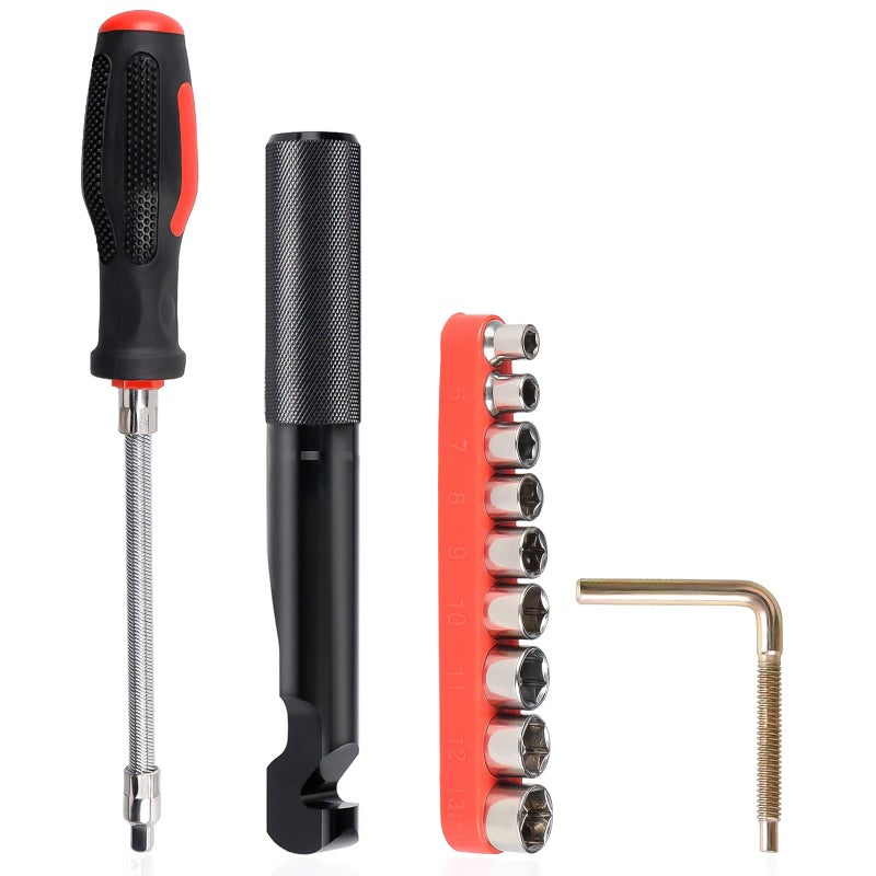 SKYJDM Belt Changing Tool Kit Compatible with Polaris RZR XP Turbo XP4 1000 - Efficiently Replace Belts with Flexible Clutch Cover Removal Tool & Belt Removal Tool - Image 1