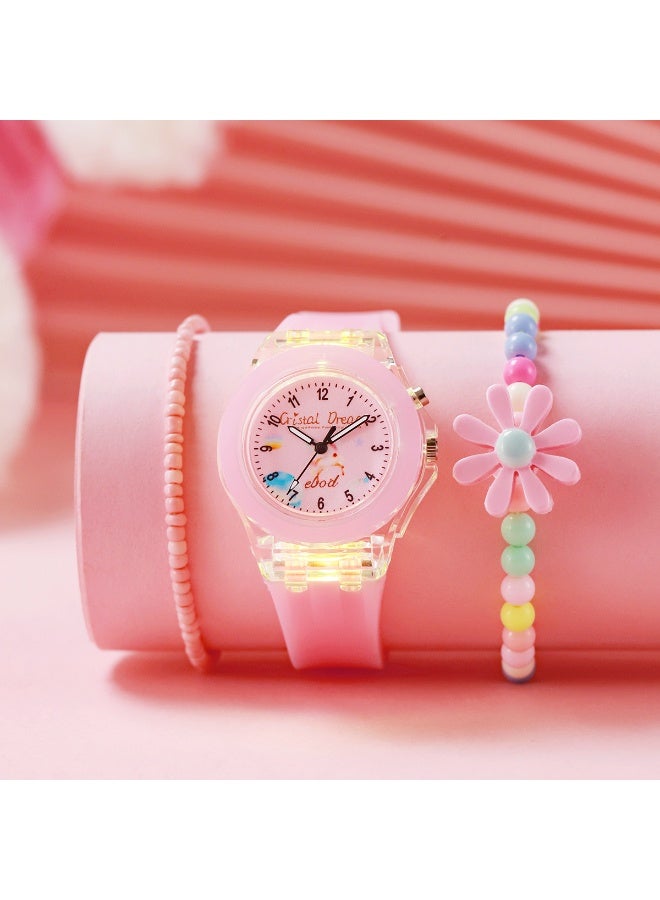 Mark Fairwhale New Cute Cartoon Luminous Silicone Watch  - Image 1