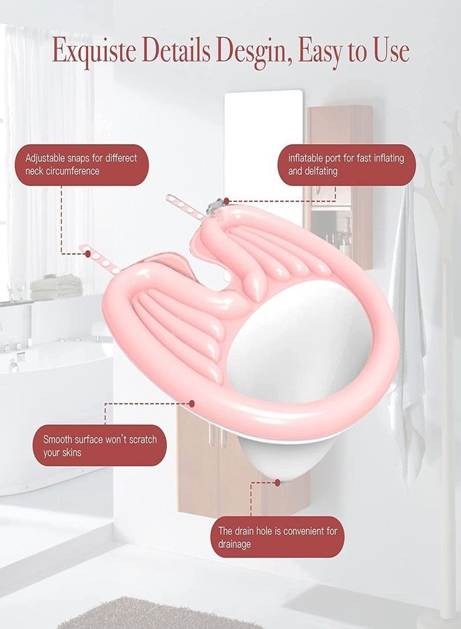 Overa Inflatable Portable Hairwash Basin Home Salon Bundle with Hair Bonnet for Washing, Cutting and Styling Hair at Home in Bed or in Chair Perfect for Elderly, Injured and Pregnant Women - Image 4