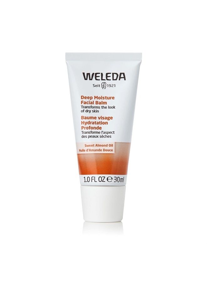 Weleda Deep Moisture Facial Balm, 1 Fluid Ounce, Plant Rich Moisturizer with Sweet Almond Oil - Image 1