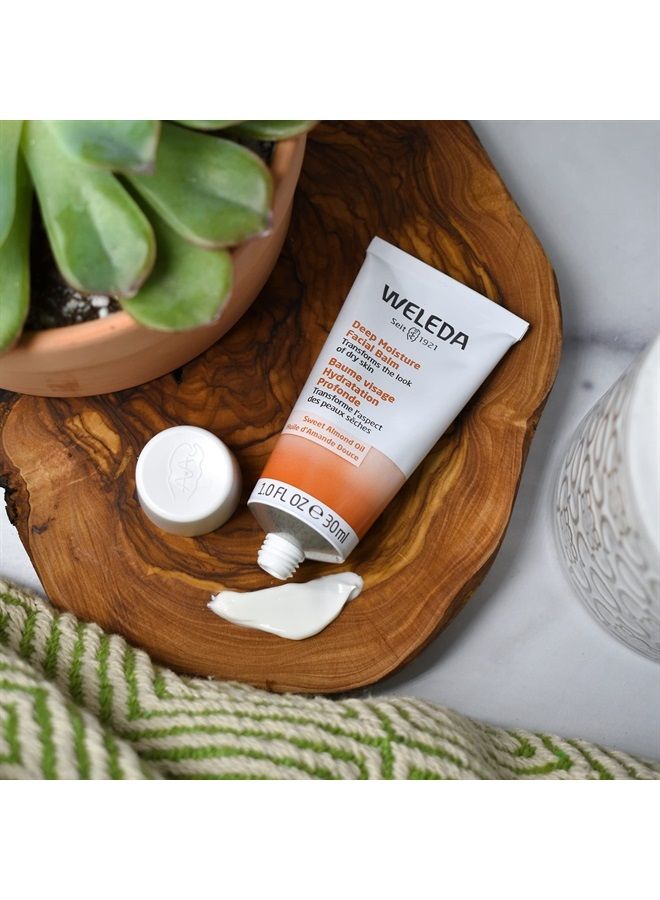 Weleda Deep Moisture Facial Balm, 1 Fluid Ounce, Plant Rich Moisturizer with Sweet Almond Oil - Image 2