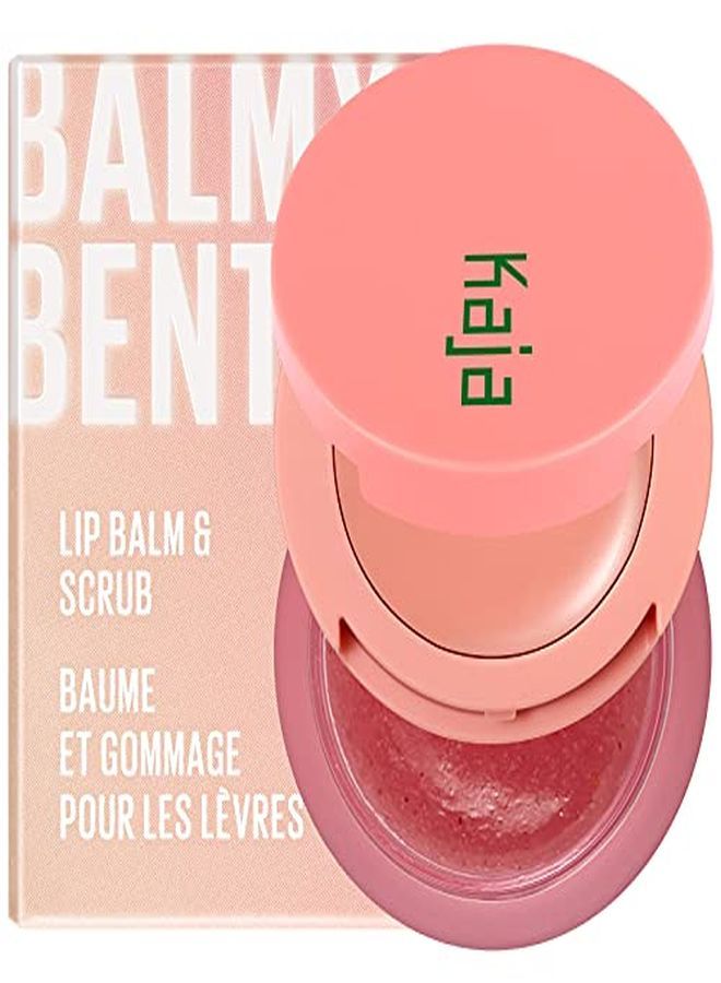 KAJA Balmy Bento Lip Balm + Scrub | Strawberry Rosé Soft Coral | Moisturize And Exfoliate | KBeauty, Cute, Compact, TravelFriendly, Vegan, CrueltyFree - Image 1