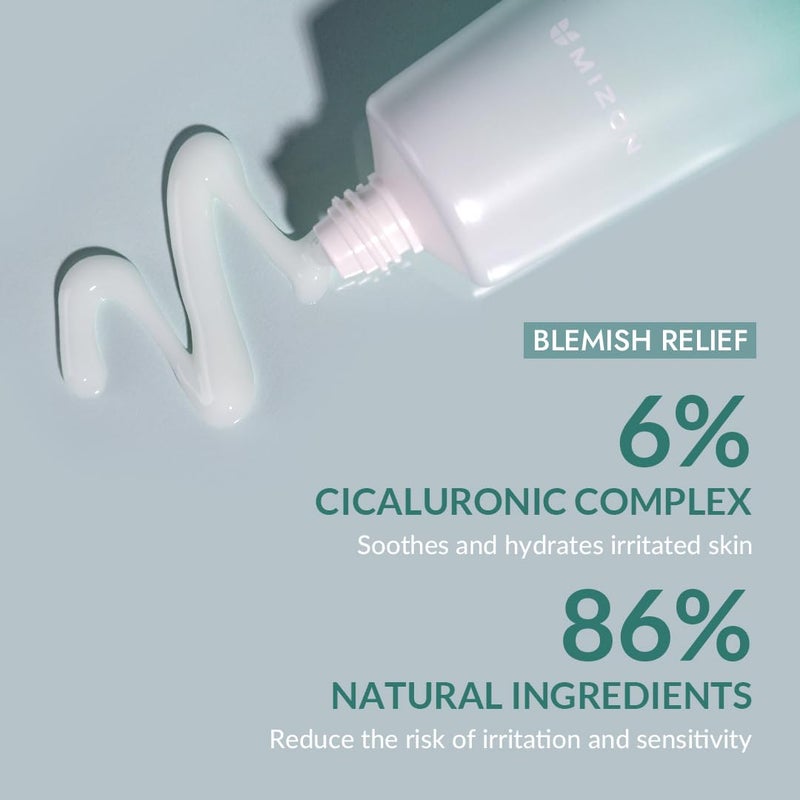 MIZON Cicaluronic GEL Treatment with Centella Asiatica Hyaluronic Acid Vitamin B5 86% Natural Ingredients Mositurizing Soothing Korean Skincare (50ml/1.69fl oz) - Image 2