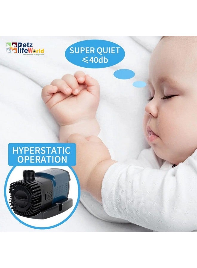 VAYINATO Sun-Sun (JTP-5800 | Power : 38W | Output : 5800L/H | Lifting Height : 5.2M) Adjustable Flow Control Submersible Frequency Variation Energy Saving Pump for Aquarium Fish Tank - Image 4