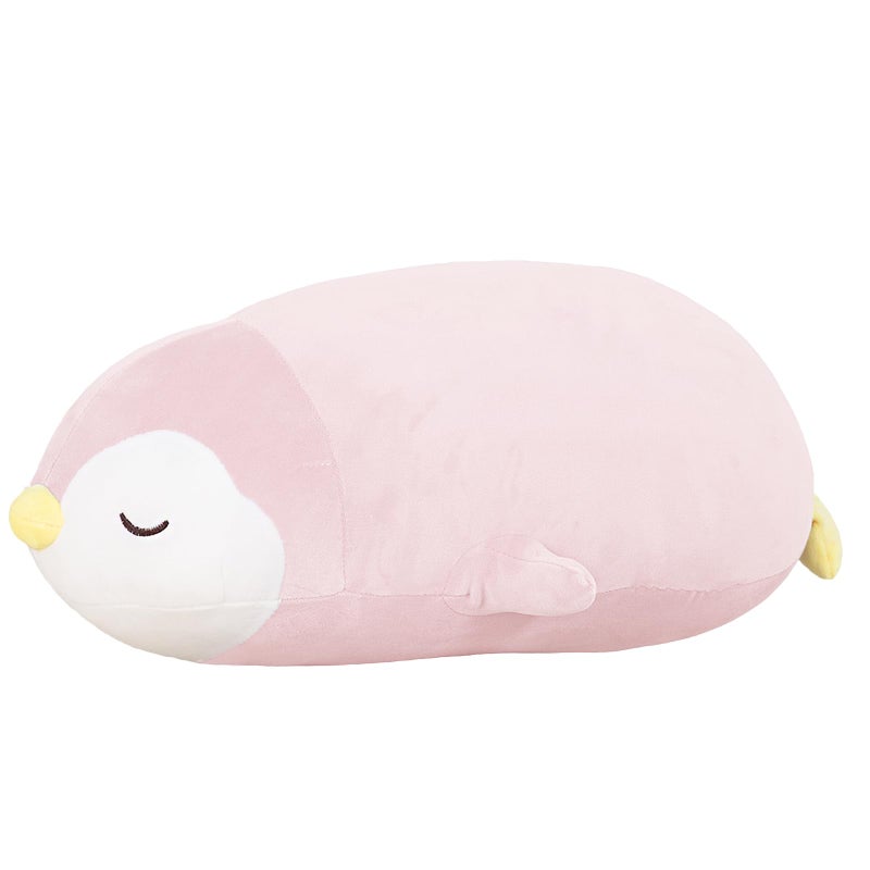 Ffxiong 22 "" Pink Penguin Stuffed Animal Large Plush Toy Cute Soft Body Pillow Big Penguin Plushies Doll Gift For Kids Girl Boy Birthday Valentines - Image 1