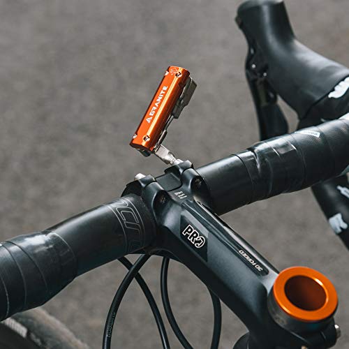 Granite Stash RCX Bike Multi Tool Kit with 8 Bits Stored Inside Tapered Fork Steerer - Compression Plug Model, Compact Bike Tool Kit for MTB, BMX Bike, and Road Bike (Orange) - Image 4