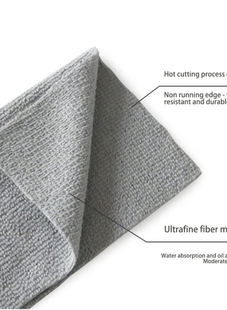 Reusable Microfiber Cleaning Cloths Roll, Washable and Absorbent Microfiber Towels for Kitchen, Dish, Window, and Car Cleaning, Multi-Purpose Towels in a Box, 15 or 20PCS Grey - Image 2