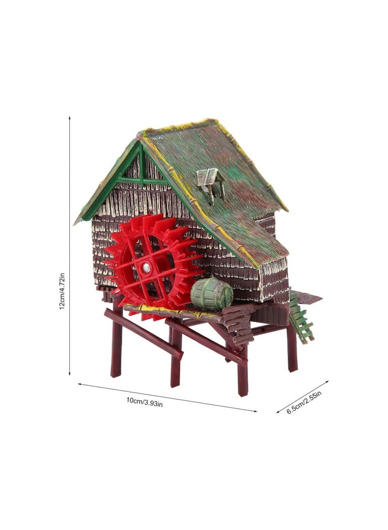 OUKA Crazy Sales Rotatable Waterwheel Windmill Aquarium, Aquarium Big Water Wheel Landscaping, vividly Color Household Office for Aquarium Fish Tank(Big waterwheel) - Image 5