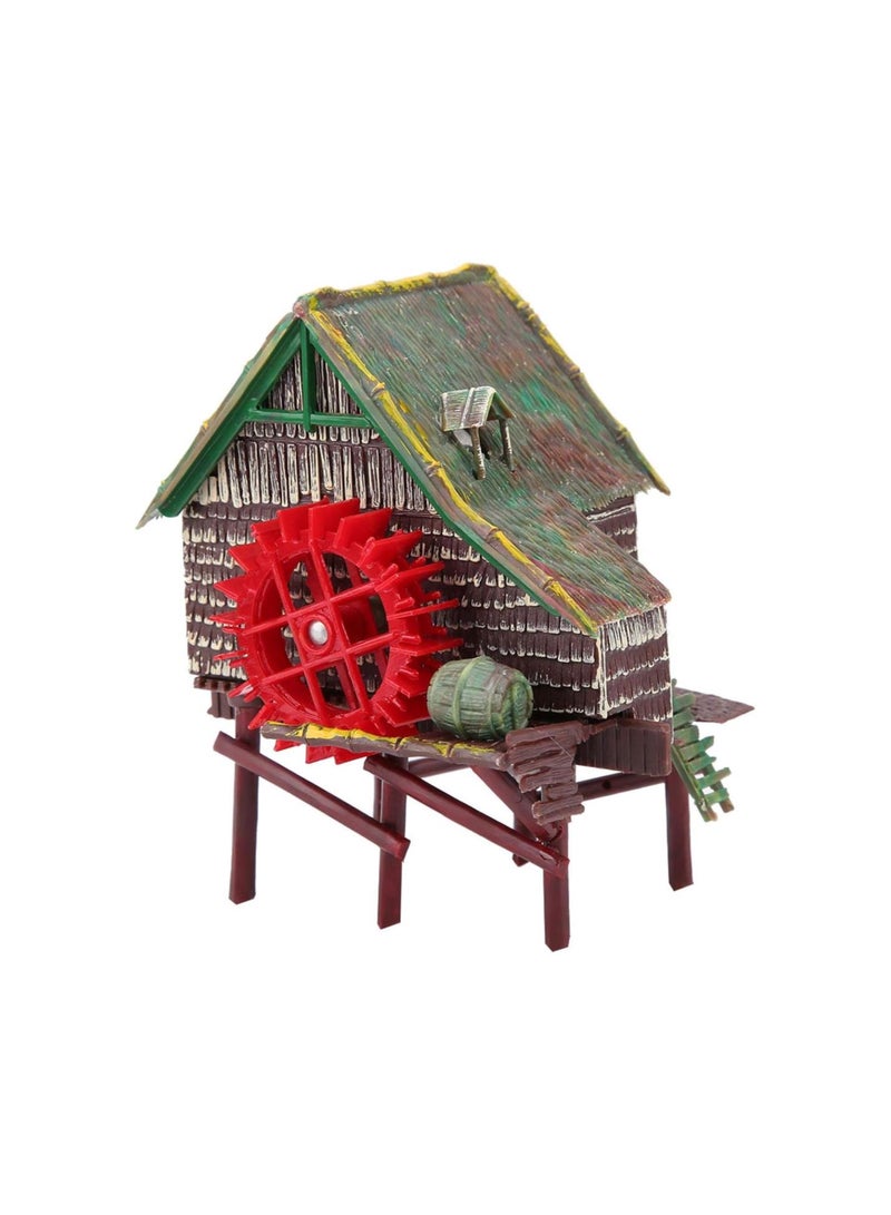 OUKA Crazy Sales Rotatable Waterwheel Windmill Aquarium, Aquarium Big Water Wheel Landscaping, vividly Color Household Office for Aquarium Fish Tank(Big waterwheel) - Image 3