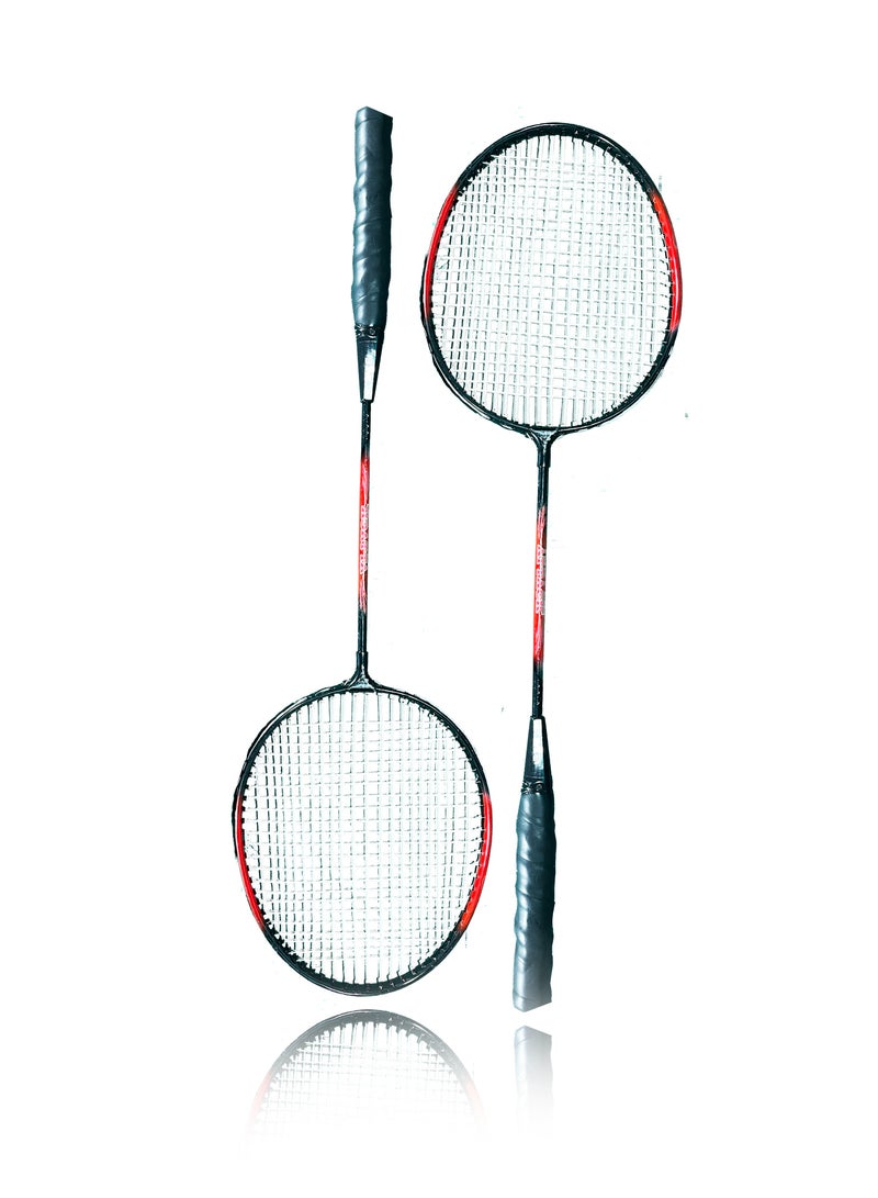 MG 2 Pieces High Carbon Alloy Badminton Set, lightweight Ultra Shaft Badminton Racket, Including Badminton Bag - Image 2