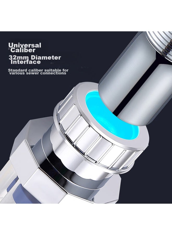 Larsd Sink Drain Pipe, Washbasin Anti-odor Drain Pipe, Stainless Steel Anti-odor Drainage Pipe, Flexible Drain Pipe Ld356 - Image 2