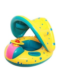 GGEROU Baby Swimming Ring Inflatable,Kids Toddler Infant Swimming Float Pool Floaties Pool Ring with Seat for 1-6 Year Old Baby  - Image 1