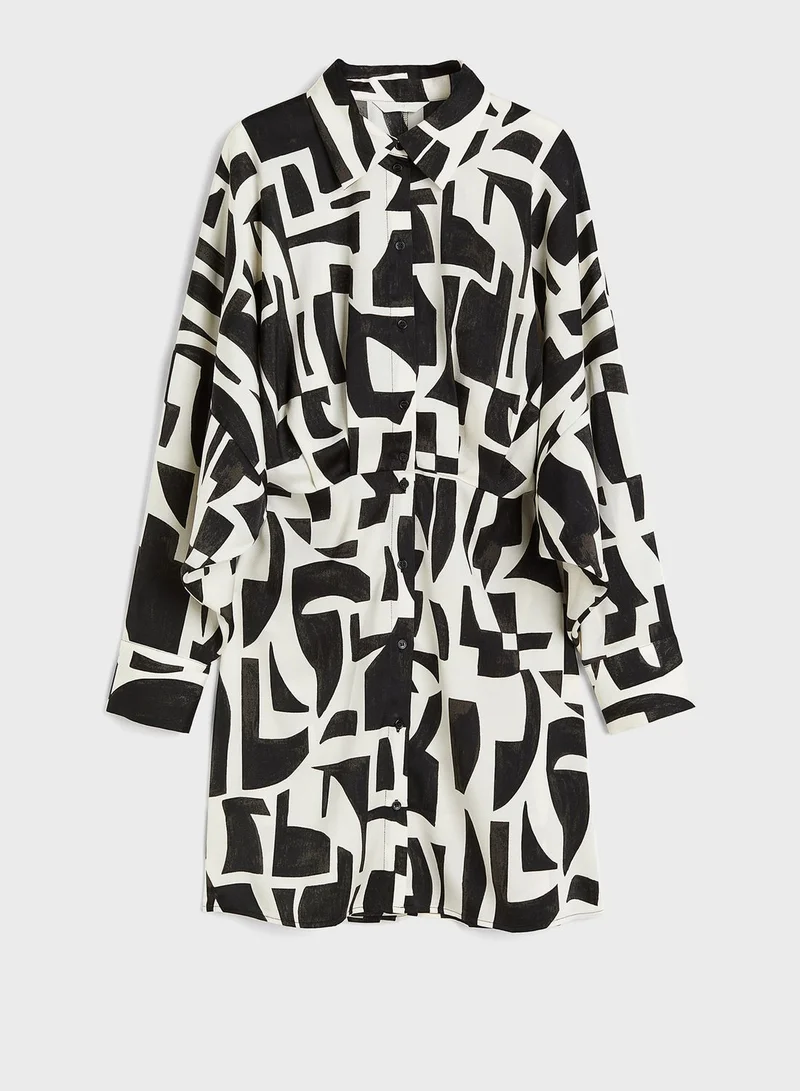 H&M Button Down Shirt Dress