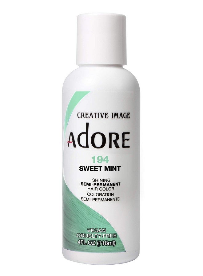 Adore Semi Permanent Hair Color Vegan And Crueltyfree Hair Dye 4 Fl Oz 194 Sweet Mint (Pack Of 1) - Image 2