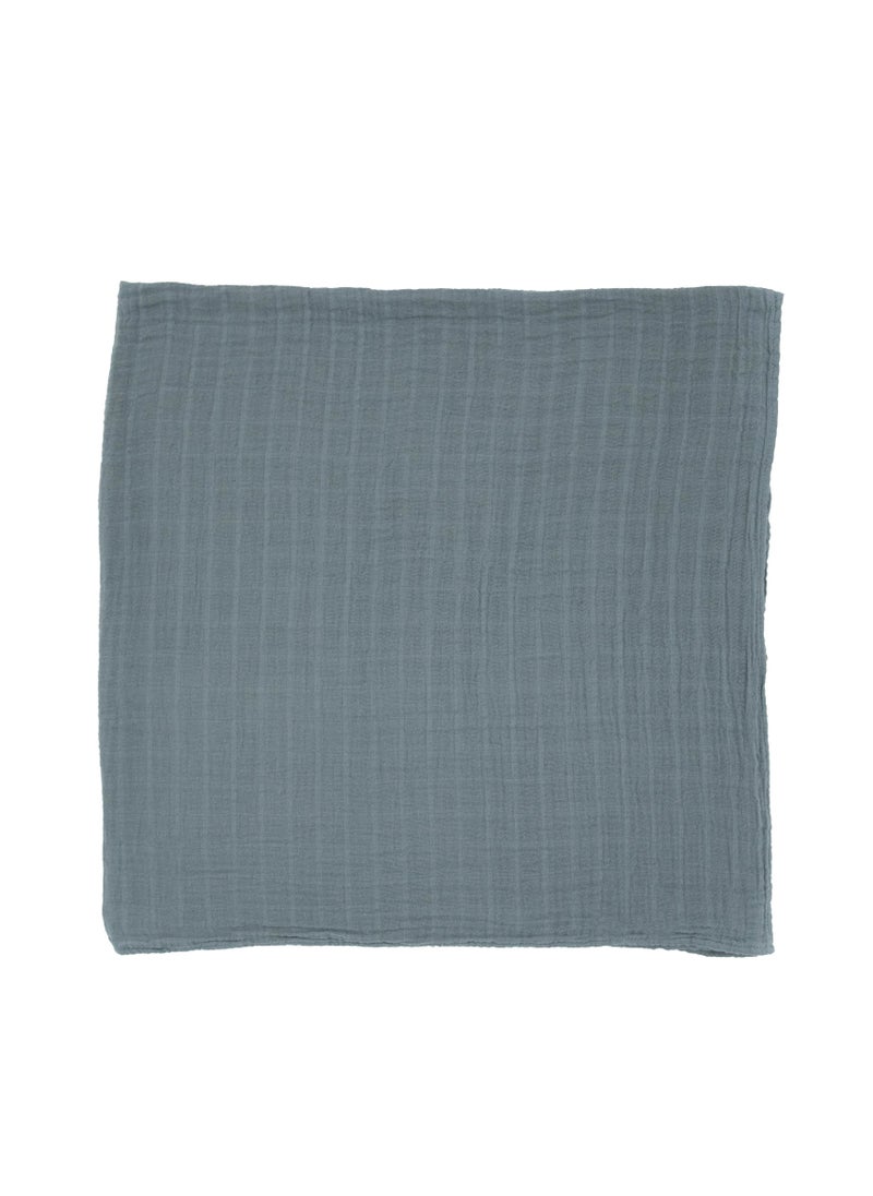 ليتل يونيكورن - Cotton Muslin Swaddle Single 	Sea - Image 1